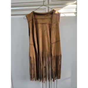 BLANKNYC Fringe Vest